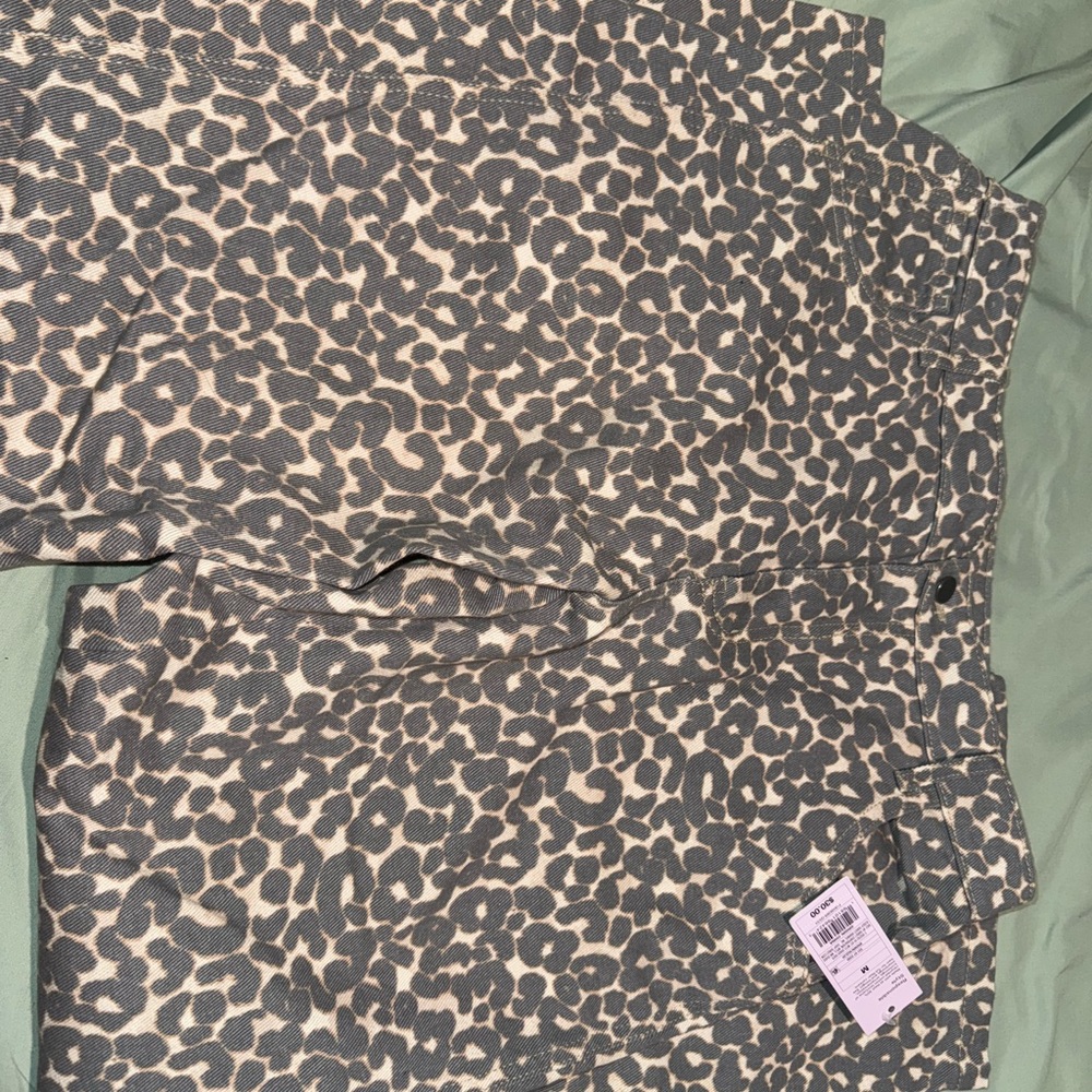 Wild Fable Leopard Print Flare Jeans